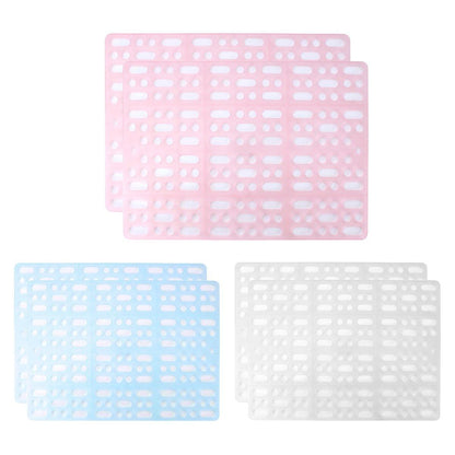 2pcs Rabbit Foot Mat Large Plastic Cage Mat for Guinea Pig Pet Cage Accessories - Pink