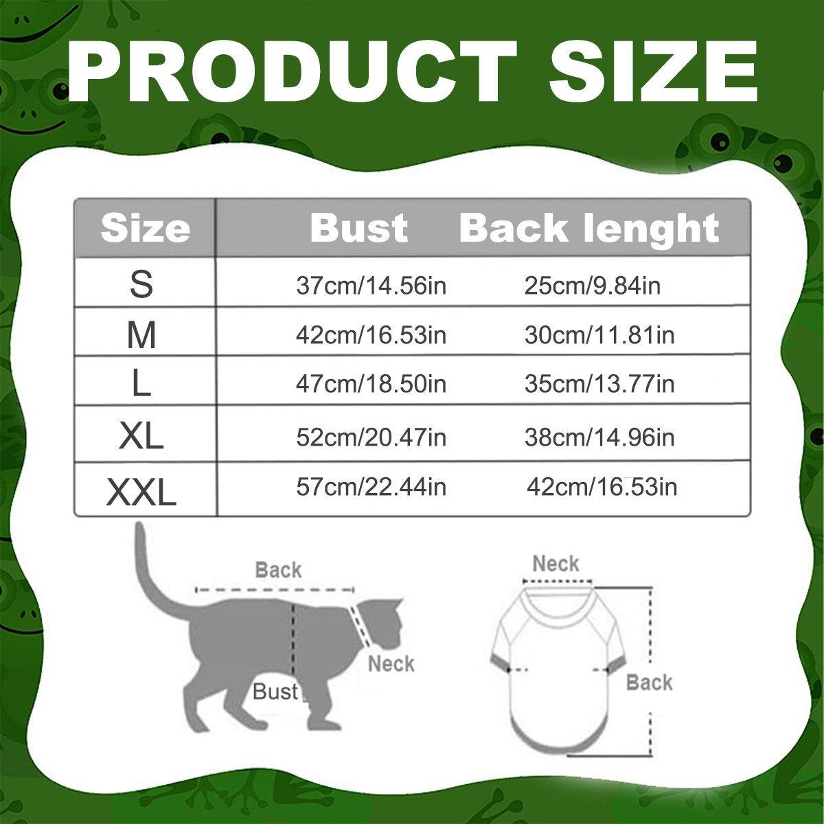 Warm Hooded Cartoon Frog Pet Clothes for Dogs and Cats Autumn Winter Vest - S