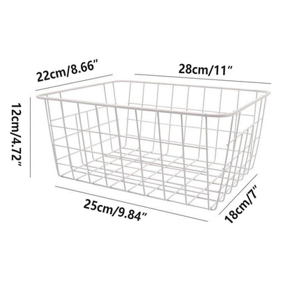 4pcs Fruit Basket Storage Baskets for Kitchen Organization Home Storage Solution