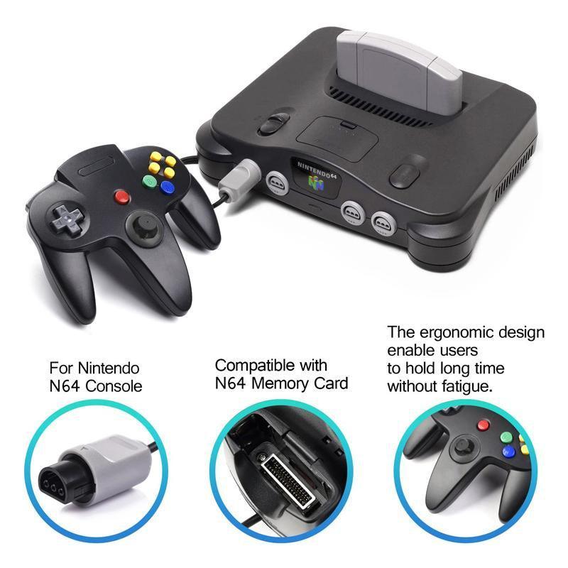 Classic Game Controller Gamepad Joystick for Nintendo 64 N64 System - 1x