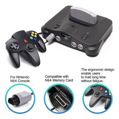 Classic Game Controller Gamepad Joystick for Nintendo 64 N64 System - 1x