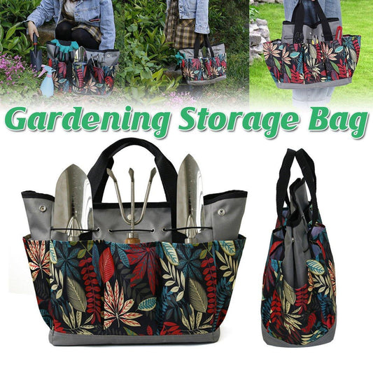 Portable Garden Kit Multifunctional Gardening Storage Bag with Pockets Outdoor