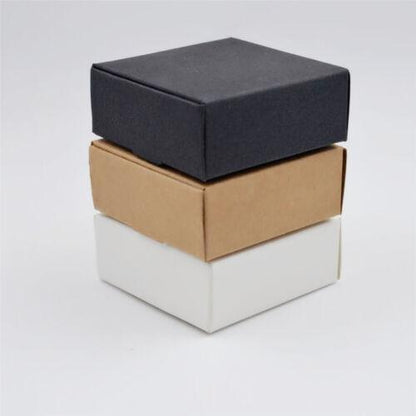 40x Paper Wedding Favour Boxes Party Favour Cookie Candy Soap Bomboniere boxes - White