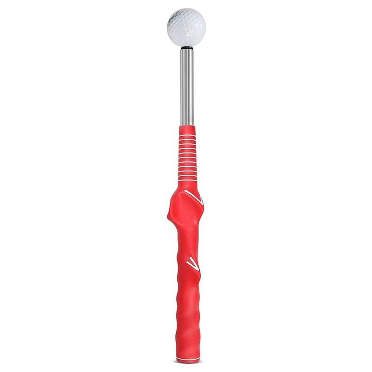 Golf Swing Training Aid Telescopic Impact Sound Stick Exercise Tool for Practice - Blue