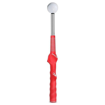 Golf Swing Training Aid Telescopic Impact Sound Stick Exercise Tool for Practice - Blue
