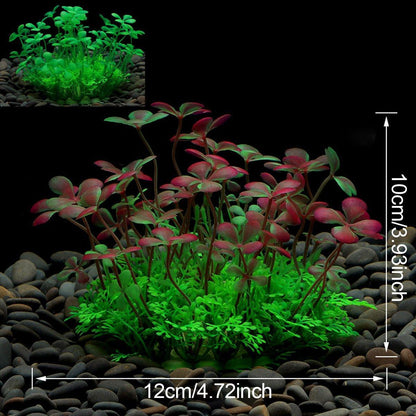 Artificial Water Grass Fish Tank Decoration Aquarium Landscape Simulation Plants - 03-3PCS