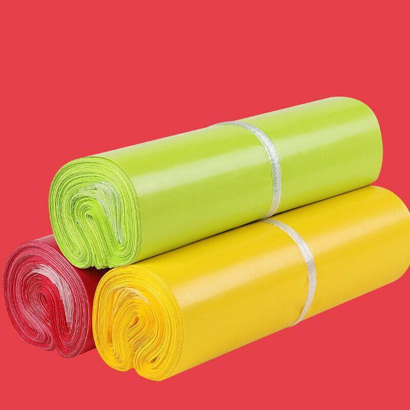 Poly Mailer Bags Mailing Satchel Plastic Courier Self Sealing Packing  Green - 20*35CM