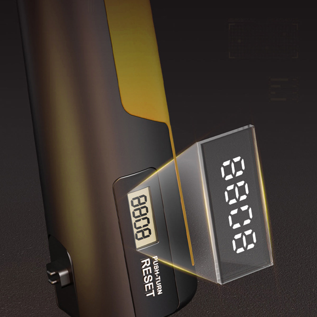 Adjustable Hand Grip Strengthener with Counter Forearm Finger Exerciser Trainer - Orange