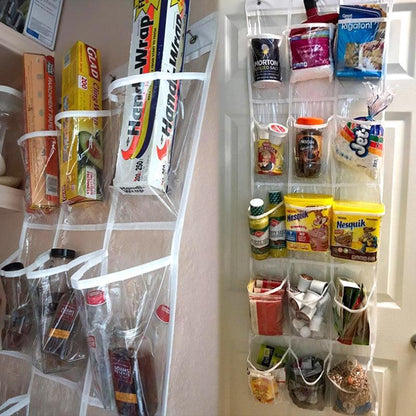 15 Pockets Waterproof Hanging Over The Door Organizer For Accessories Storage