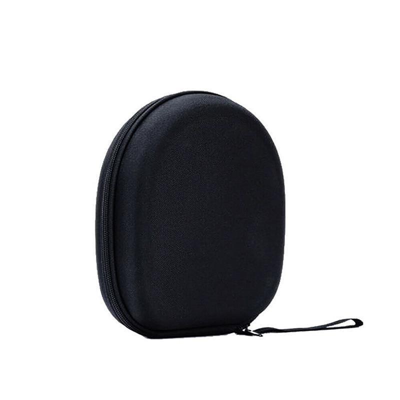 Earphone Case Headset Hard Carrying Box Headphone Storage Bag Black Universal