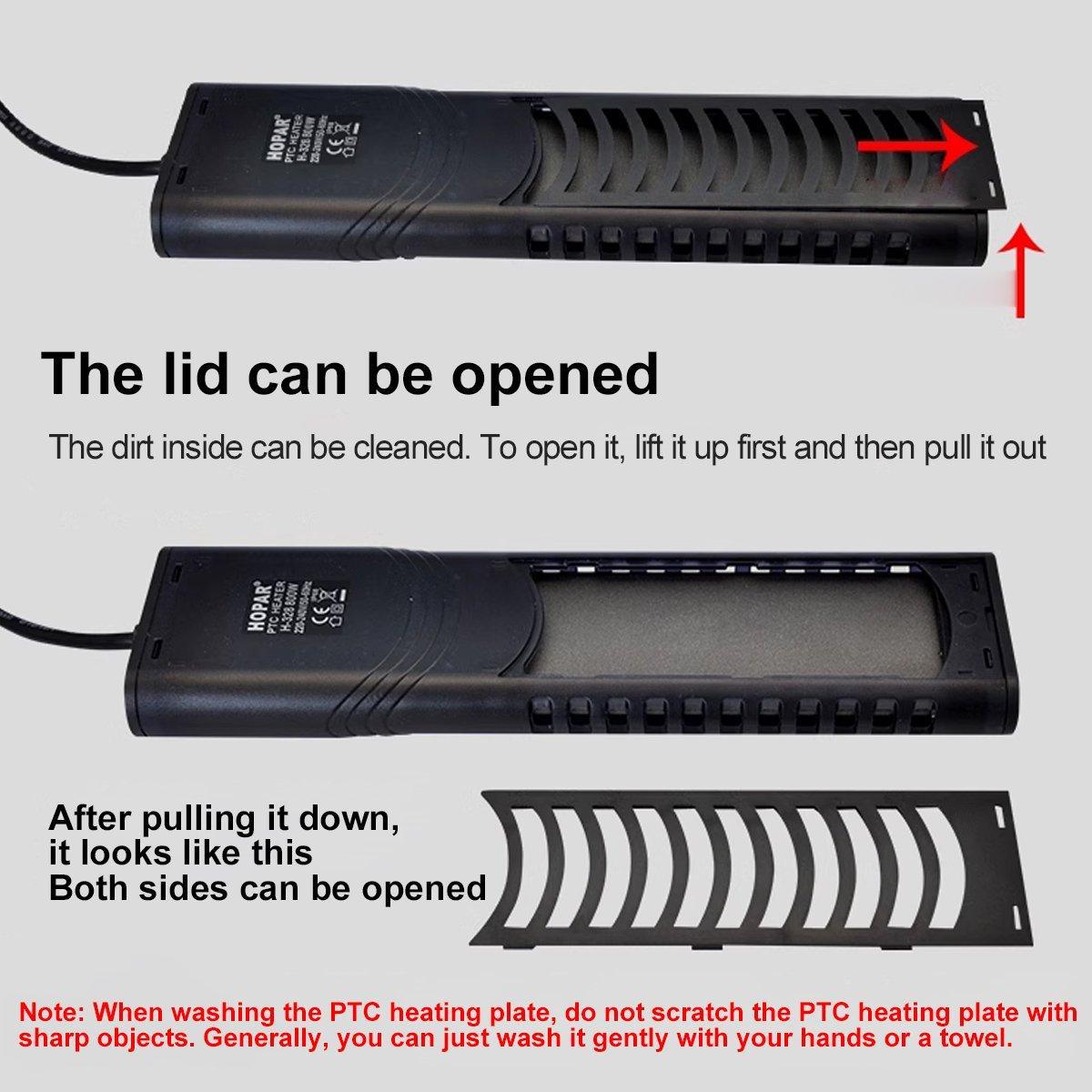 500/800/1000w Submersible Temperature Control Rod with LED Display for Fish Tanks - 1000W