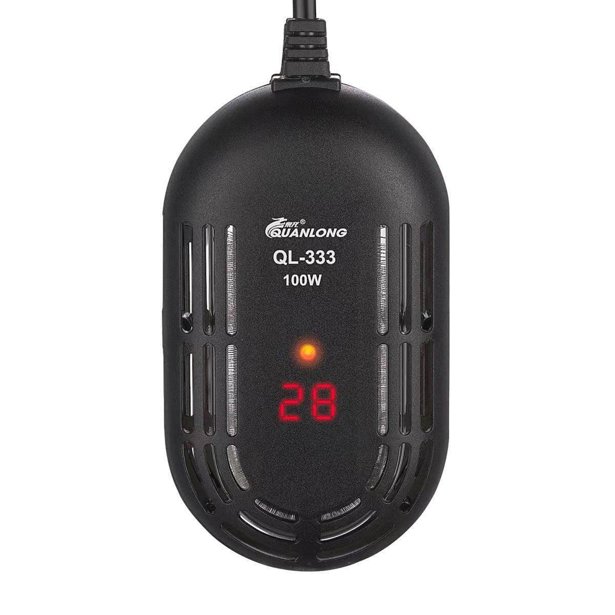 Mini Submersible Aquarium Temperature Rod with Thermostat for Fish and Turtle Tanks - 25W