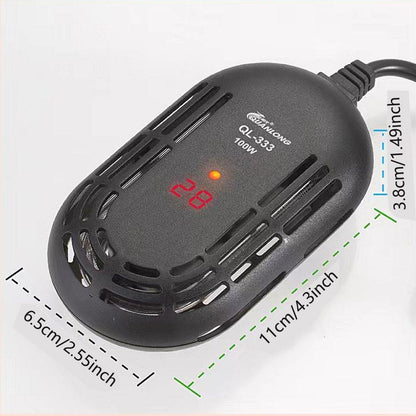 Mini Submersible Aquarium Temperature Rod with Thermostat for Fish and Turtle Tanks - 50W