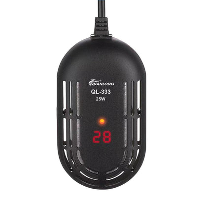 Mini Submersible Aquarium Temperature Rod with Thermostat for Fish and Turtle Tanks - 75W