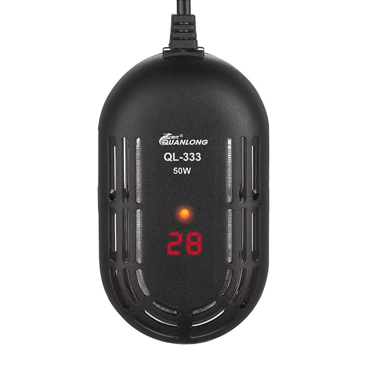 Mini Submersible Aquarium Temperature Rod with Thermostat for Fish and Turtle Tanks - 75W