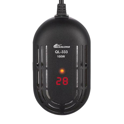 Mini Submersible Aquarium Temperature Rod with Thermostat for Fish and Turtle Tanks - 75W