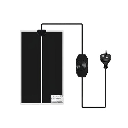 Electric Warming Pad for Reptile Habitat Support Suitable for Crab Frog Lizard Tanks - 7W