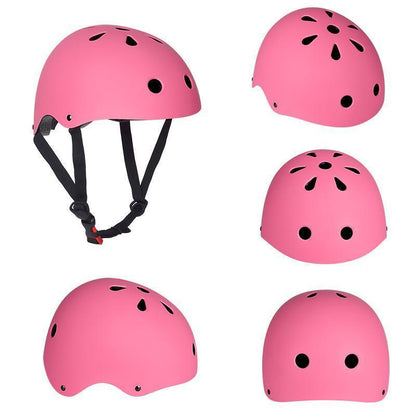 Pink Bike and Skate Helmet Adjustable Headgear for Youth and General Use - L