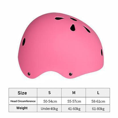 Pink Bike and Skate Helmet Adjustable Headgear for Youth and General Use - L
