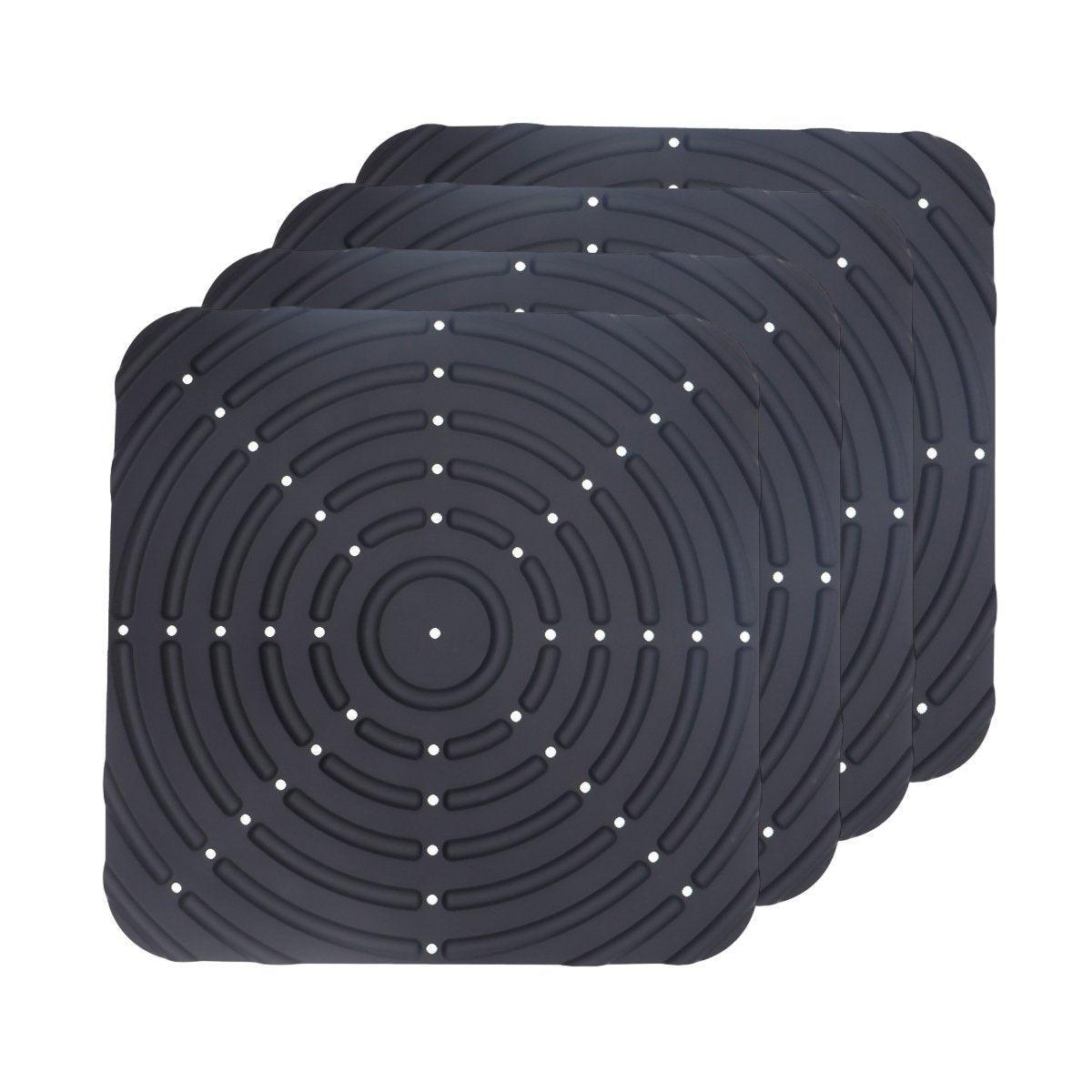 Washable Silicone Nesting Box Bedding Reusable Under Bedding for Chicken Coop - Grey-2PCS