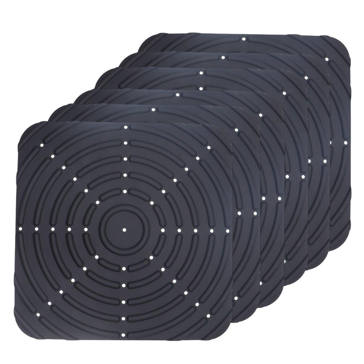 Washable Silicone Nesting Box Bedding Reusable Under Bedding for Chicken Coop - Grey-2PCS