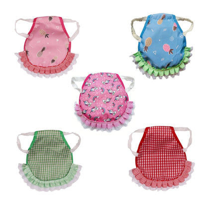 5pcs Pet Feather Protector Hen Apron Poultry Protection Apron for Chickens Birds