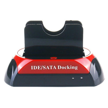 Dual SATA IDE HDD Docking Station 2.5" 3.5" Hard Disk Drive Dock Reader OTB Card