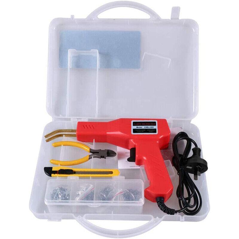Plastic Welder Garage Tool Repair Welding Kit Car Bumper Hot Stapler Machine - 2000PCS Welding Nail Kit
