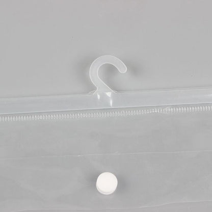 Hanging Storage Bag Large Hook Clear Bag Hanging 100PCS 17CM x 22CM - 25X32CM