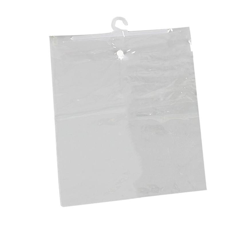 Hanging Storage Bag Large Hook Clear Bag Hanging 100PCS 17CM x 22CM - 25X32CM