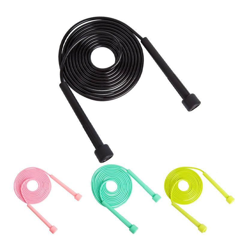 Speed Jump Rope for Boxing MMA Cardio Fitness and Gym Training - Black