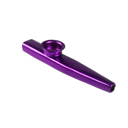 Kazoo Musical Instrument Mouth Flute Diaphragm Guitar Partner Harmonica Style - Silver