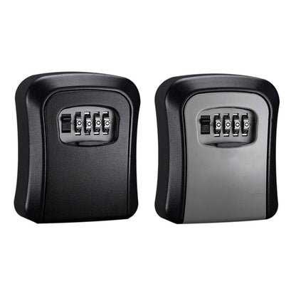 Combination Key Box with Combination Lock for Home Office Security Storage - Grey