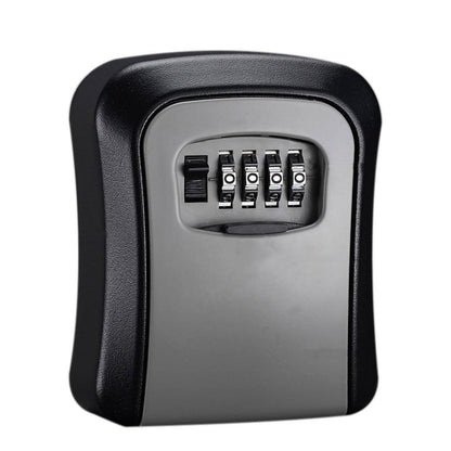 Combination Key Box with Combination Lock for Home Office Security Storage - Grey