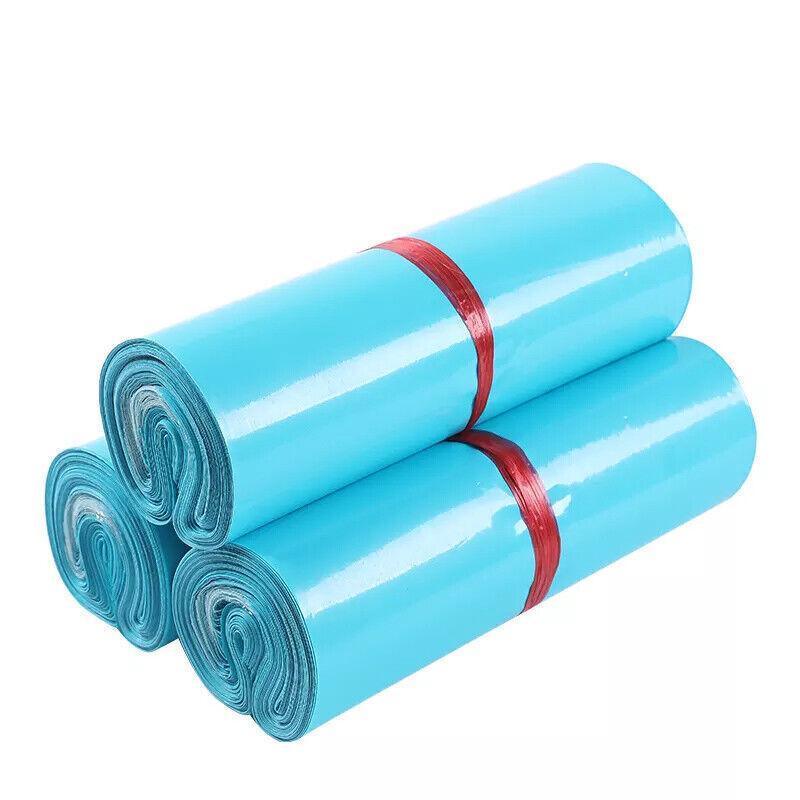 Poly Mailer Bags Mailing Satchel Plastic Courier Self Sealing Packing Blue - 45*60CM