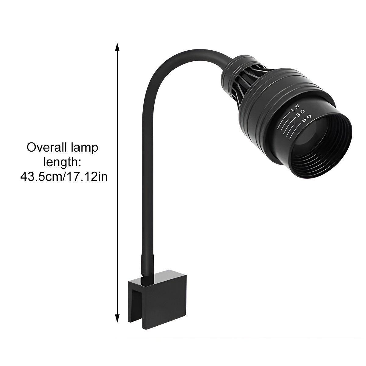 Fish Tank Clamp Light Special Focus Aquarium Lamp for Viewing Landscape Lighting - 16.8W