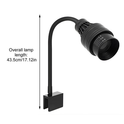 Fish Tank Clamp Light Special Focus Aquarium Lamp for Viewing Landscape Lighting - 16.8W
