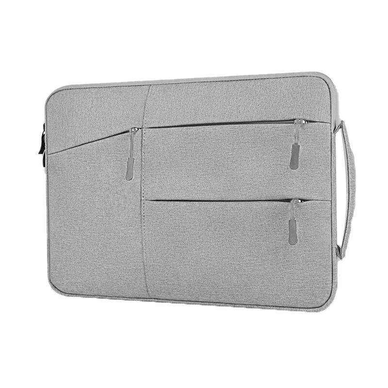 Laptop Sleeve Travel Bag Carry Case For Macbook Air Pro 15.6" - Light Grey