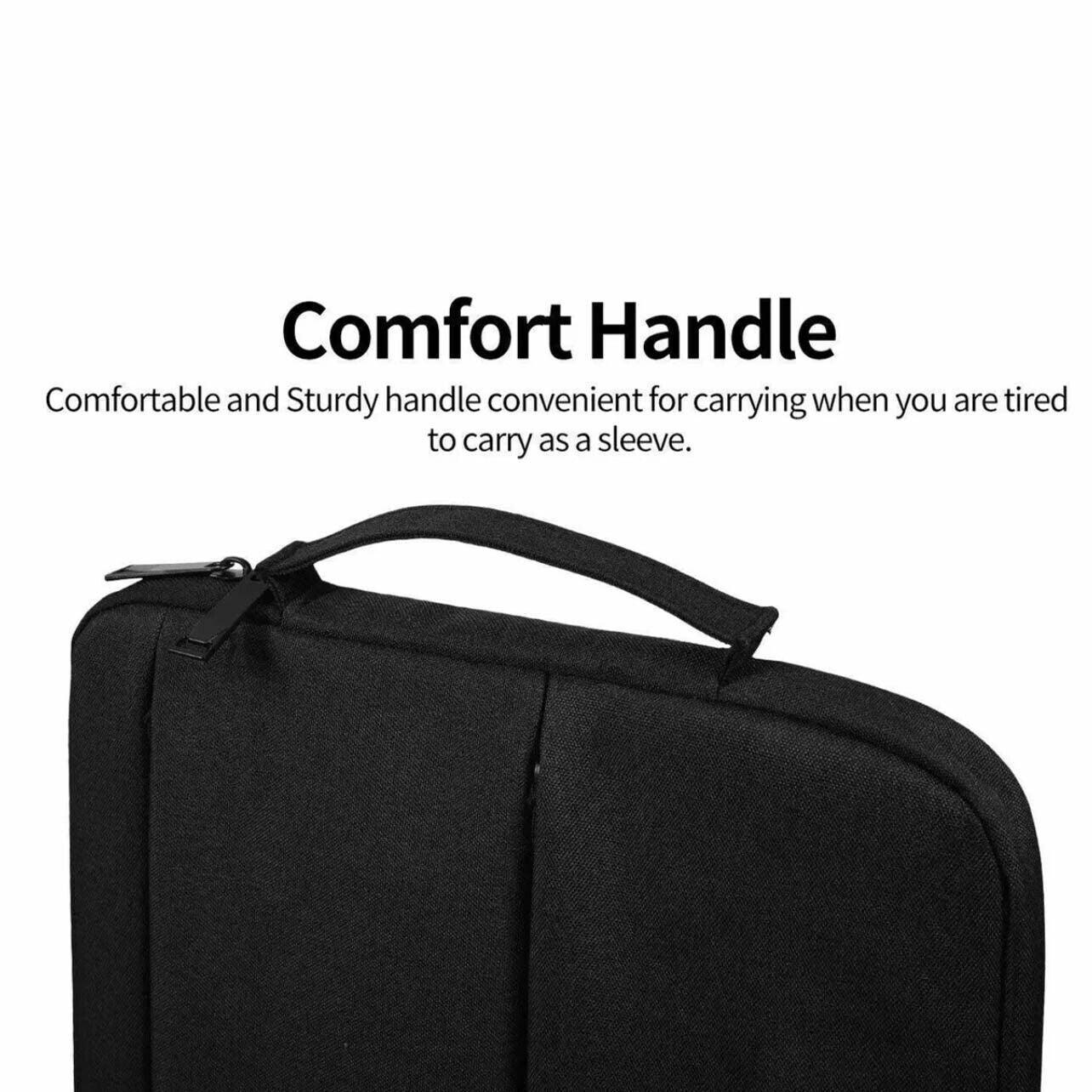 Laptop Sleeve Travel Bag Carry Case For MacBook Air Pro For 12.9”-13.3” - Light Grey