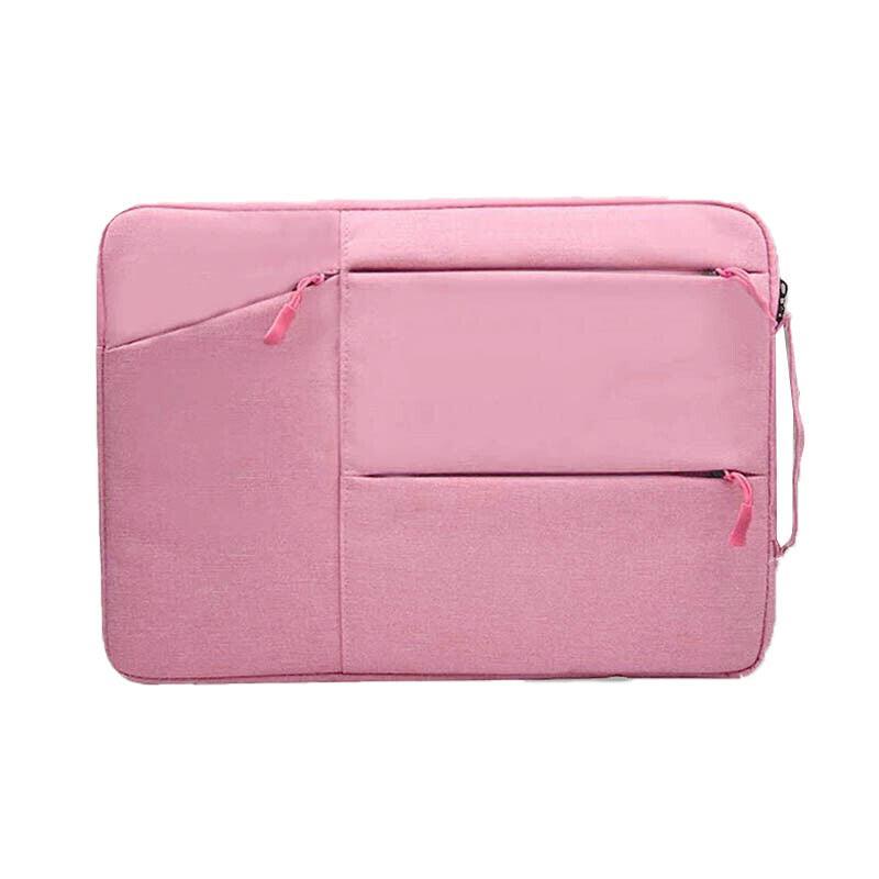 Laptop Sleeve Travel Bag Carry Case For Macbook Air Pro 15.6" - Pink