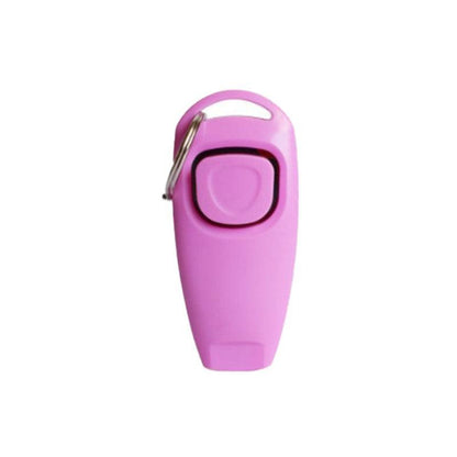 Dog Whistle and Clicker Set for Training Stop Barking Obedience Tool Combo - Light Green