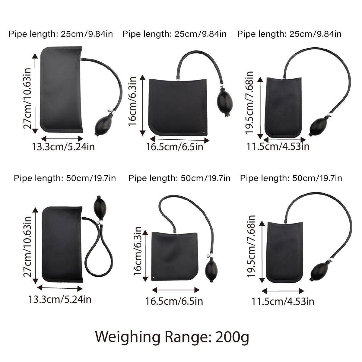 Air Wedge Pump Tool Adjustable Cushion for Door Window Installation Auto Repair - 25cm-M