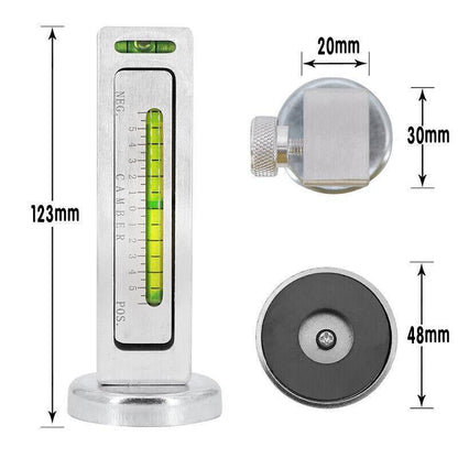 Auto Car Camber Castor Strut Wheel Alignment Adjustable Magnetic Gauge Tool
