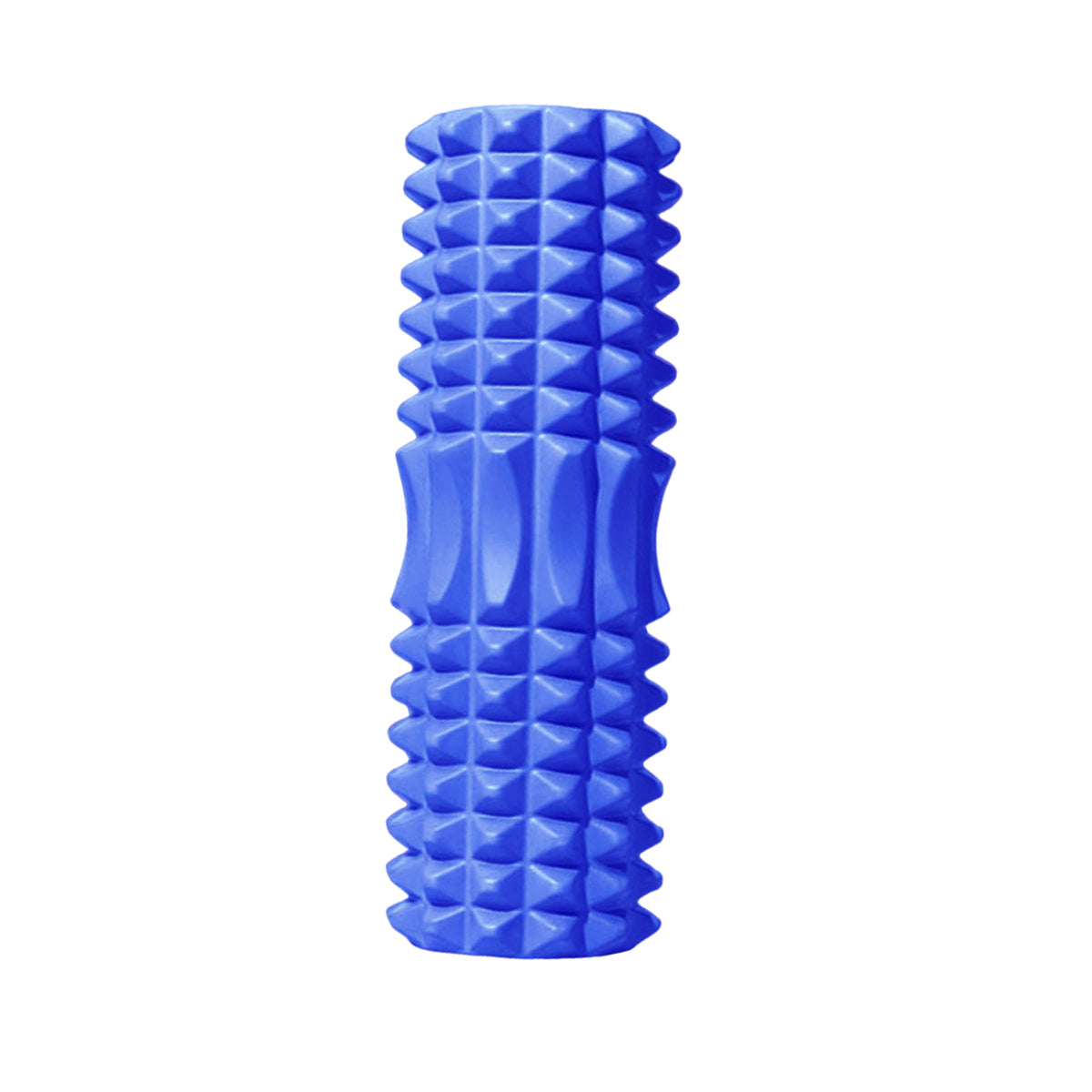 High Density EVA Foam Roller Yoga Massage Stick for Fitness - Wolf Tooth Style Purple-33cm