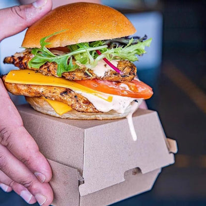 UP To 250PCS Cardboard Hot Dog Box - Brown Corrugated Kraft - Plain - CB2-250PCS