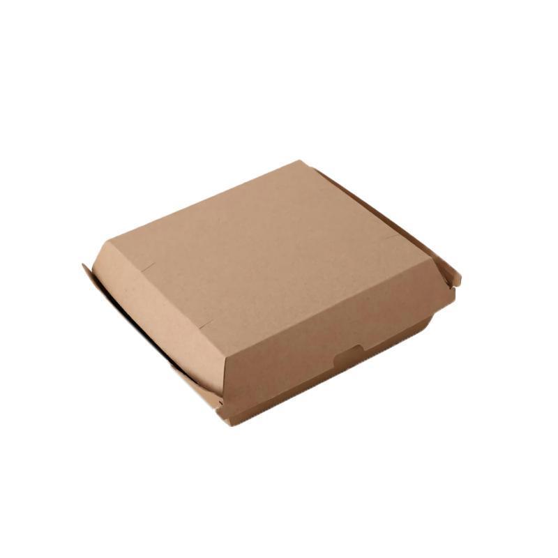 UP To 250PCS Cardboard Hot Dog Box - Brown Corrugated Kraft - Plain - CB2-250PCS