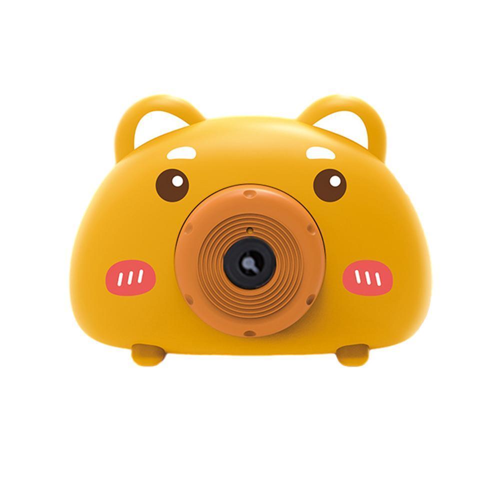 Acousto Optic Bubble Machine Camera Animal-Shaped With Light Music Toy Gift - Cat