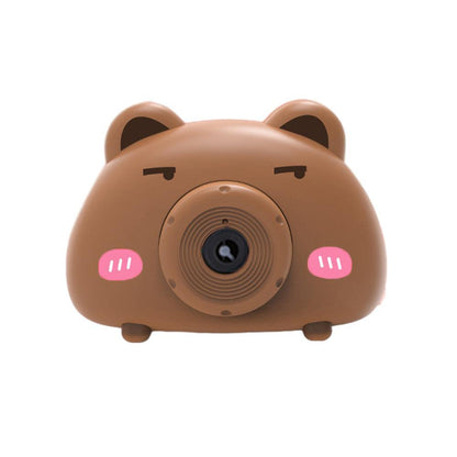 Acousto Optic Bubble Machine Camera Animal-Shaped With Light Music Toy Gift - Dog