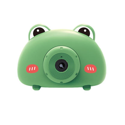 Acousto Optic Bubble Machine Camera Animal-Shaped With Light Music Toy Gift - Pig