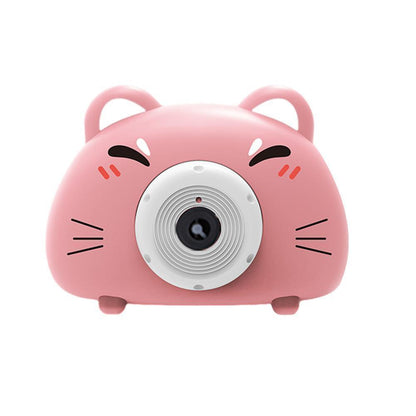 Acousto Optic Bubble Machine Camera Animal-Shaped With Light Music Toy Gift - Pig